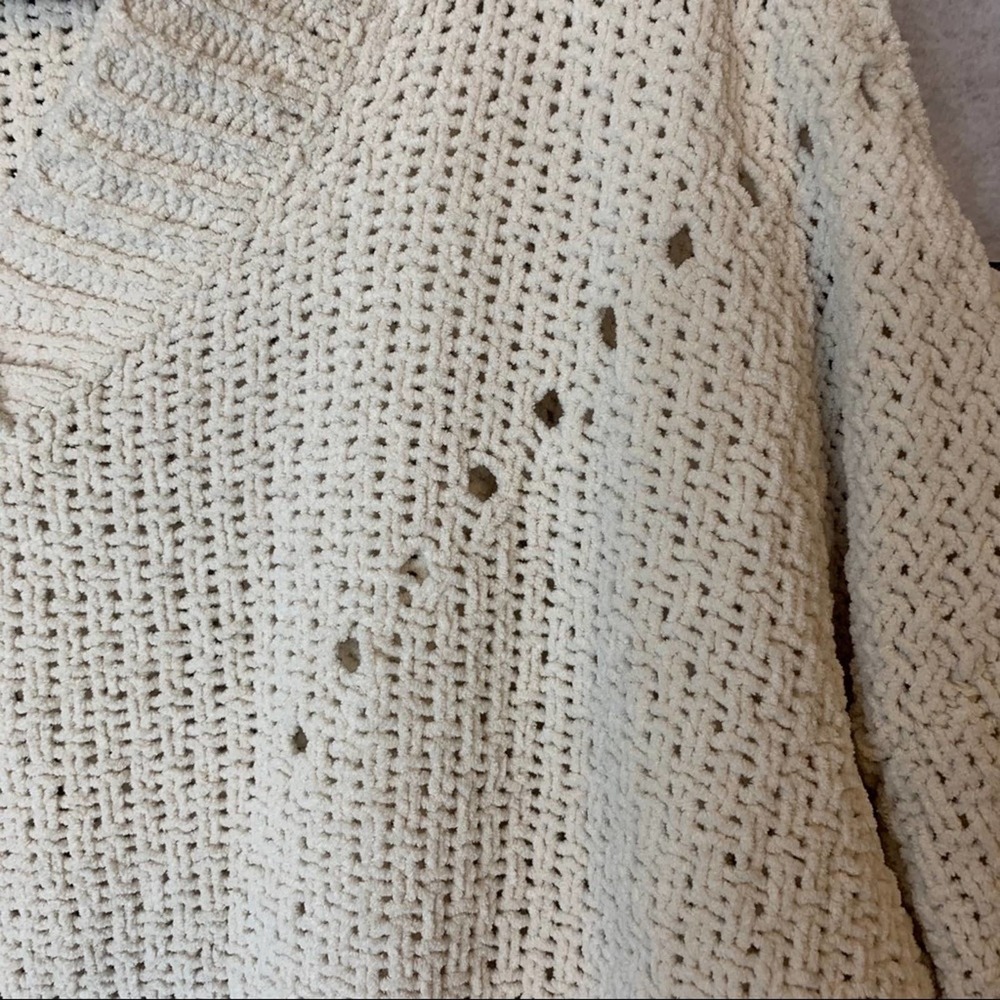 SWEET WANDERER Pullover V-Neck Sweater Women's Size Large - Picture 3 of 8